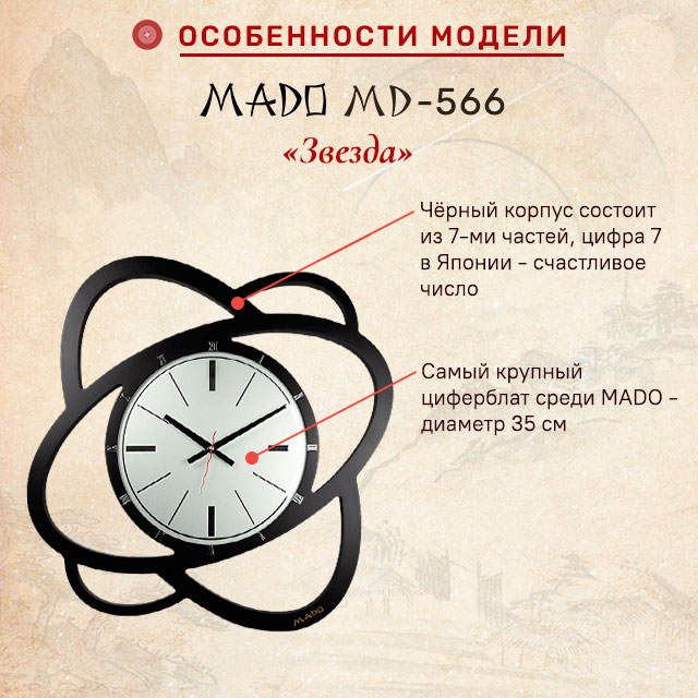 MADO MD-566 Звезда черная